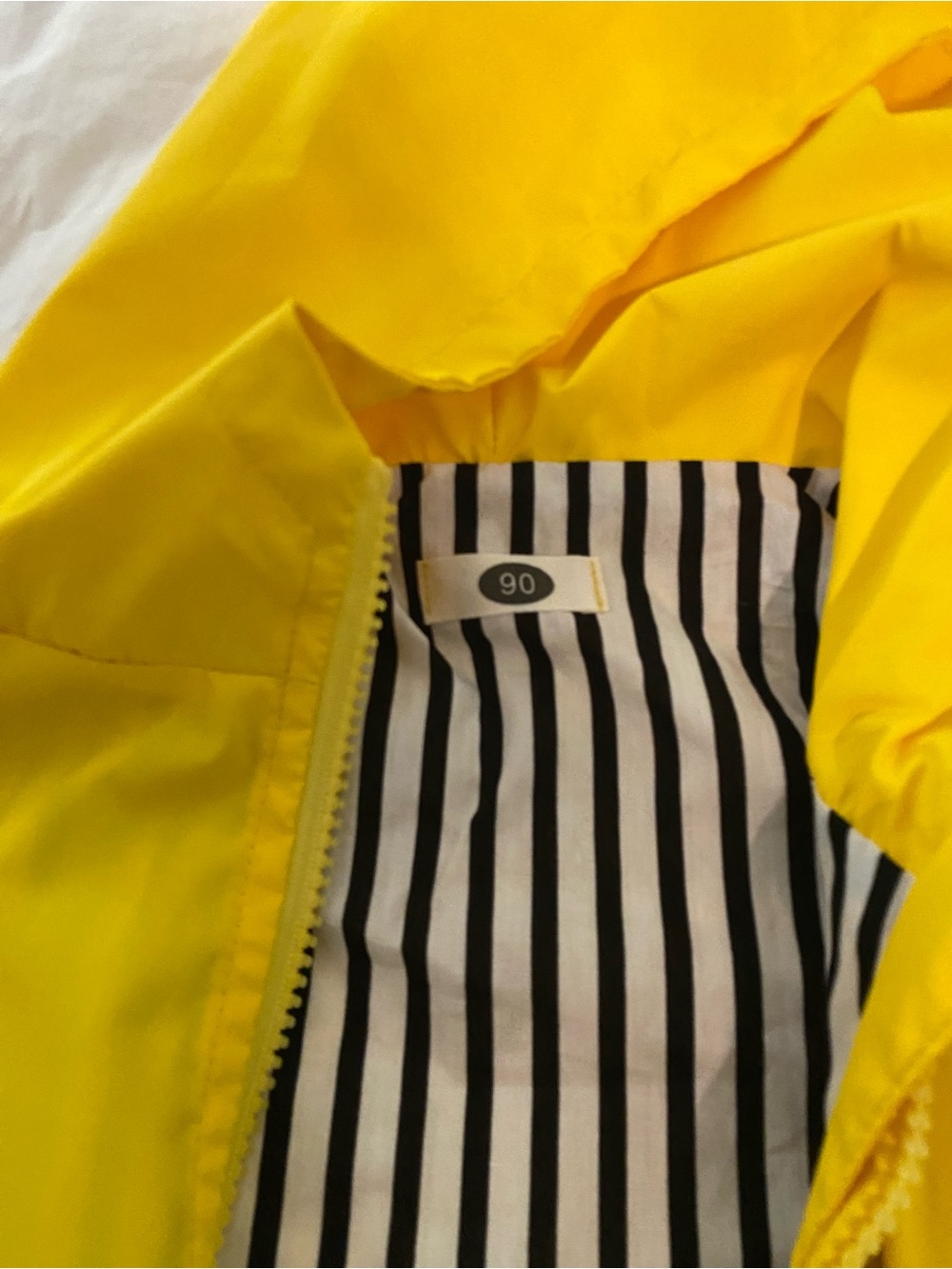 Adorable 2T Yellow Duck Hooded Rain Jacket - Picture 3 of 7